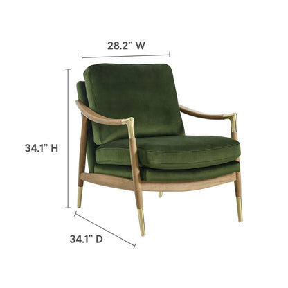 Rollins Armchair, Green
