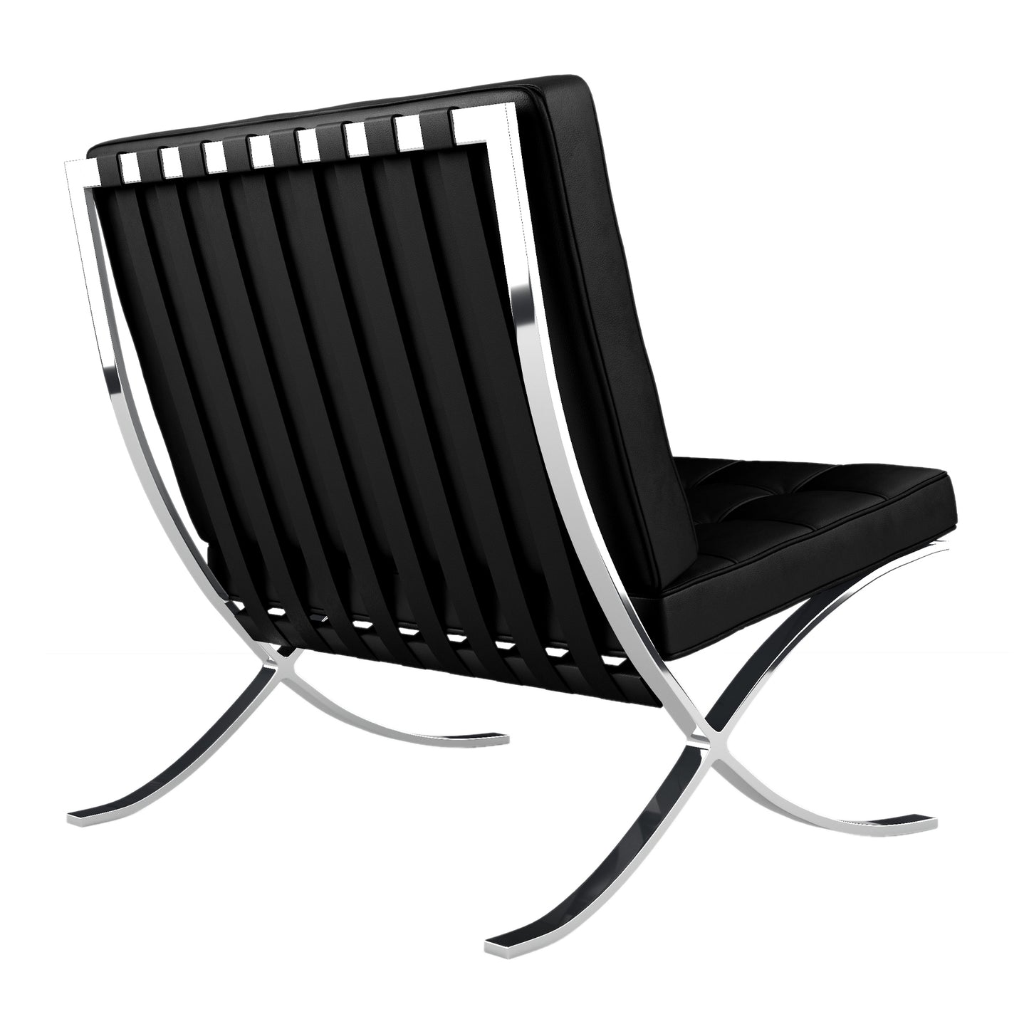 Pavilion Chair, Black Leather