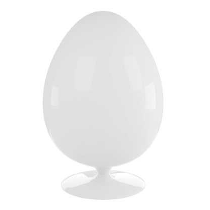 Easter Egg Chair, White and Black