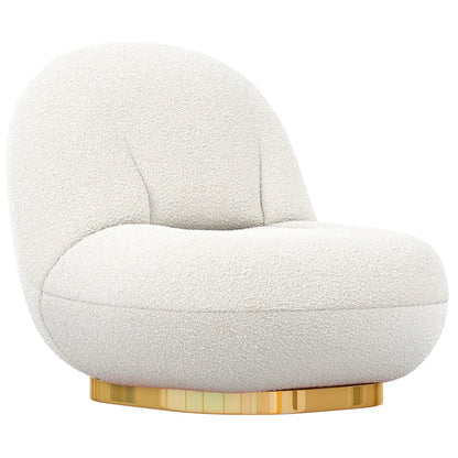 Breeze Boucle Chair, Gold - Set of 2