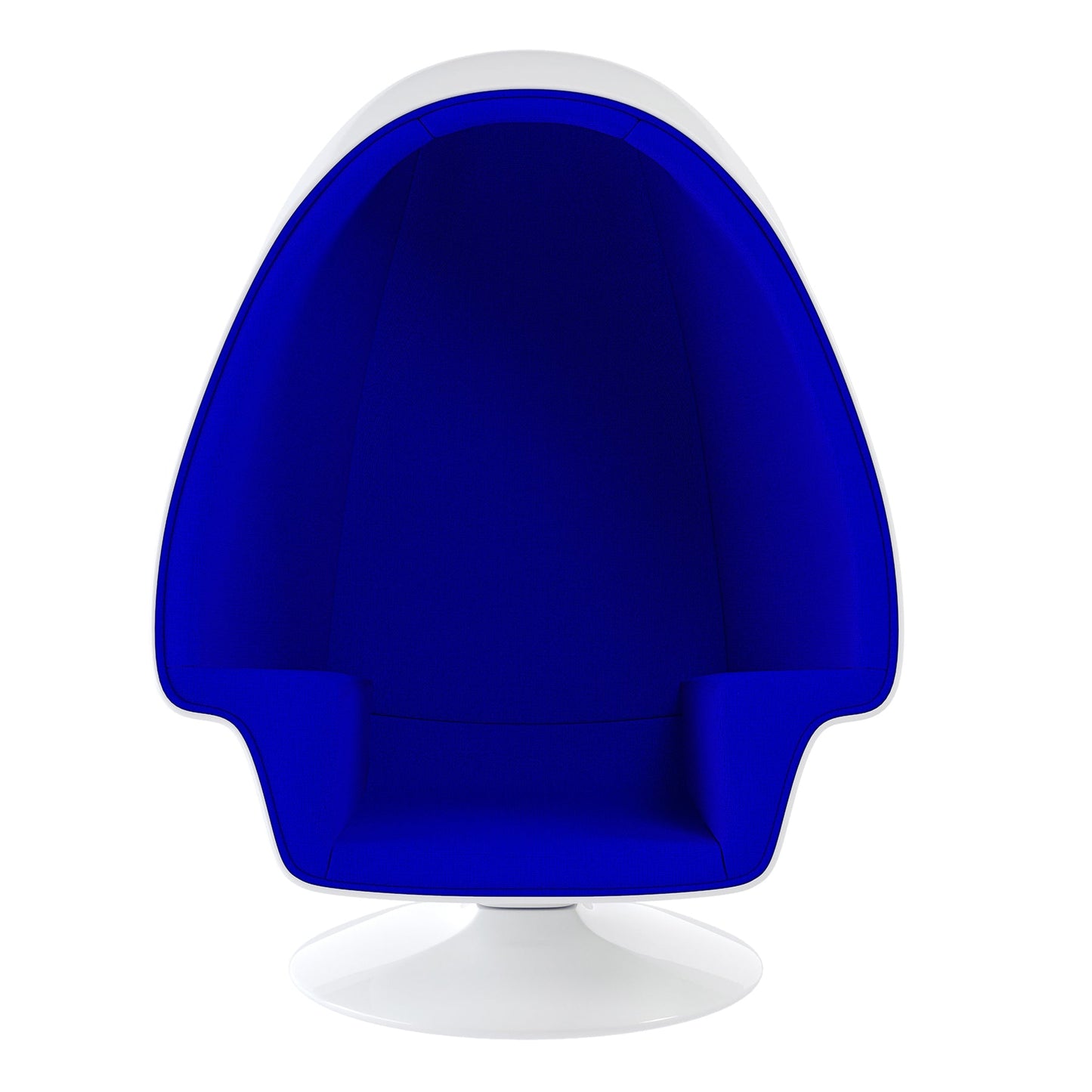 Alpha Egg Chair & Ottoman, Blue