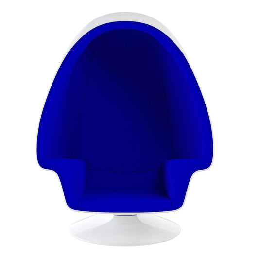 Alpha Egg Chair & Ottoman, Blue