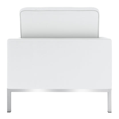 Allen Lounge Chair, White