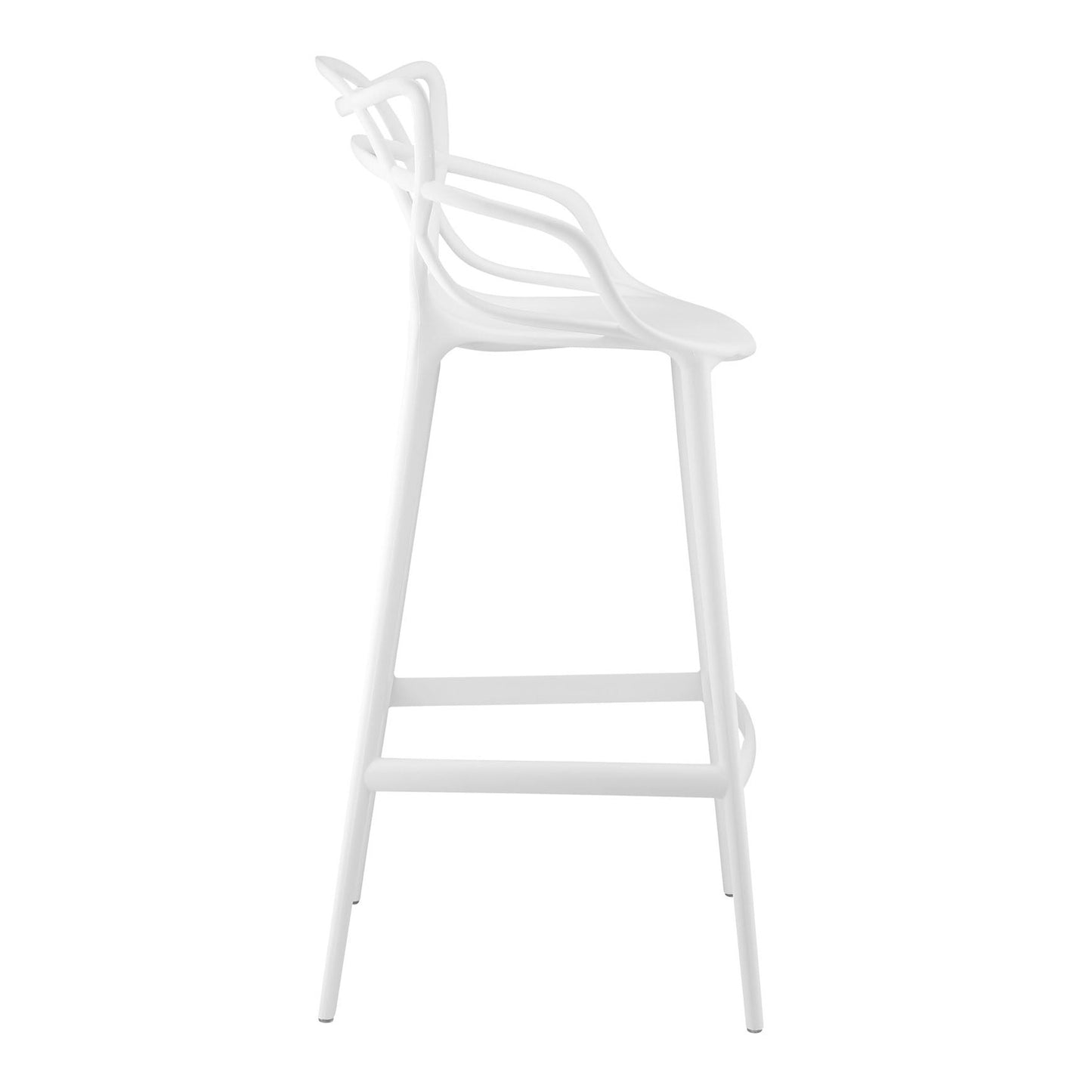 Masters Bar Stool, White