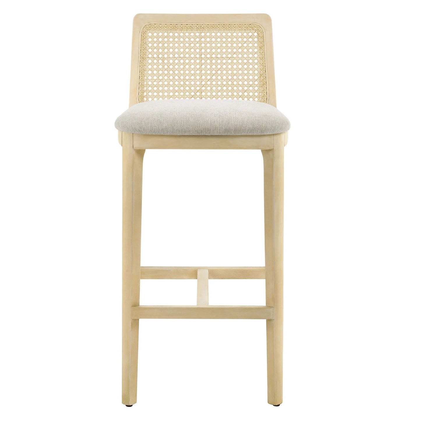 Mona Fabric Bar Stool, Natural