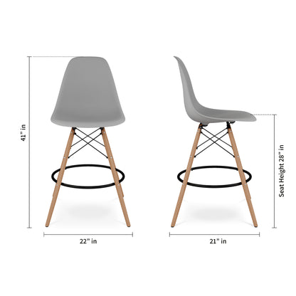 Eiffel Counter Stool, Gray