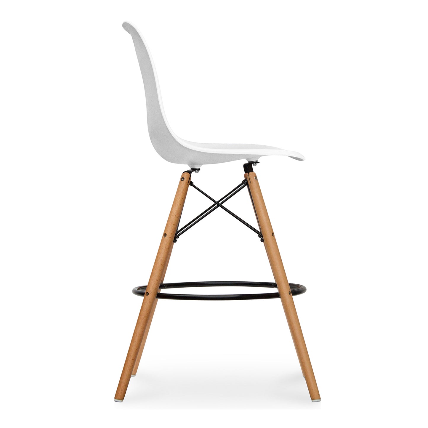 Eiffel Counter Stool, White
