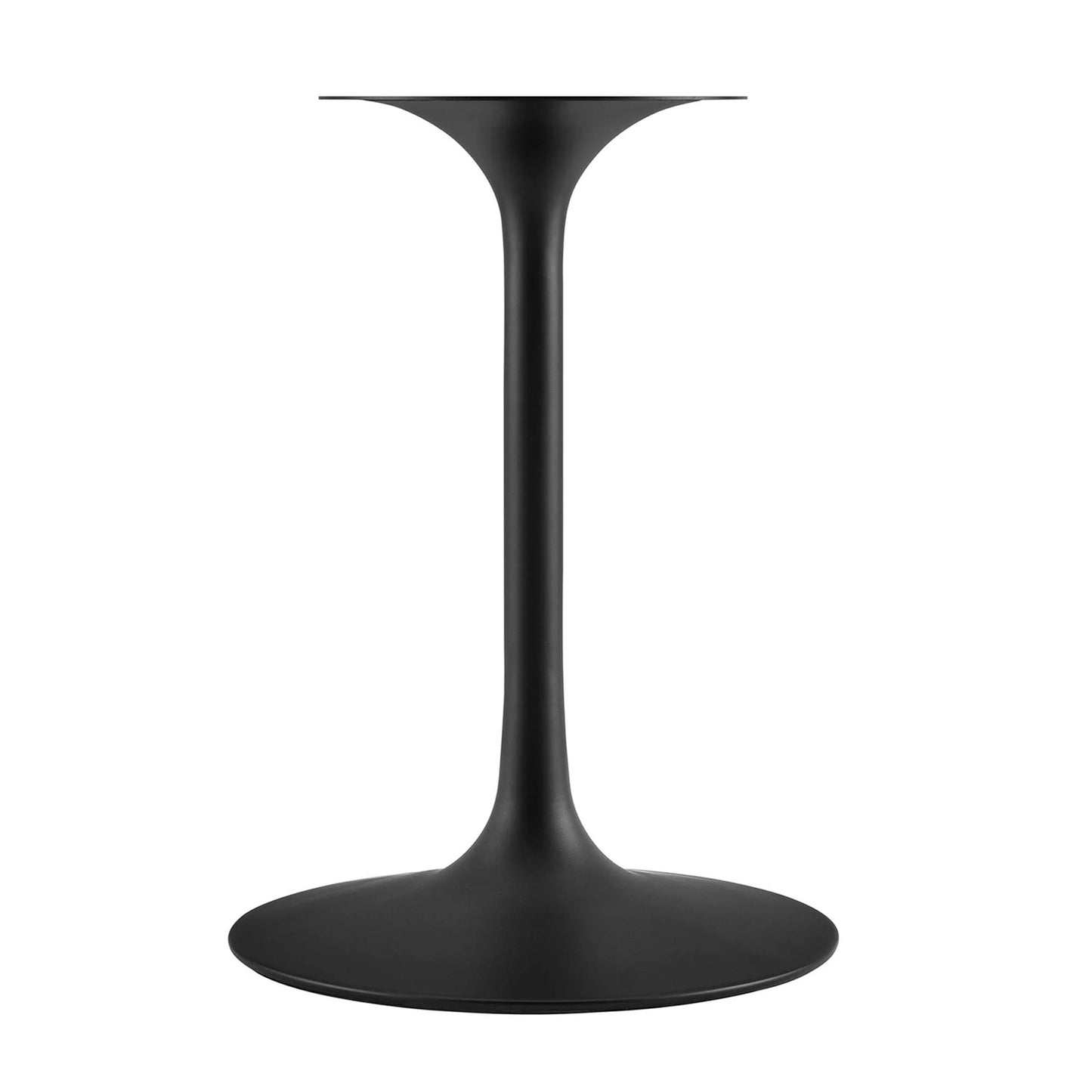 Tulip Marble Dining Table - 36" Round, Black Base