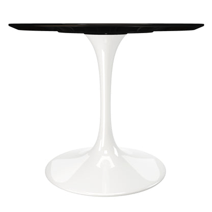 Tulip Fiberglass Dining Table , 36" Round White Base