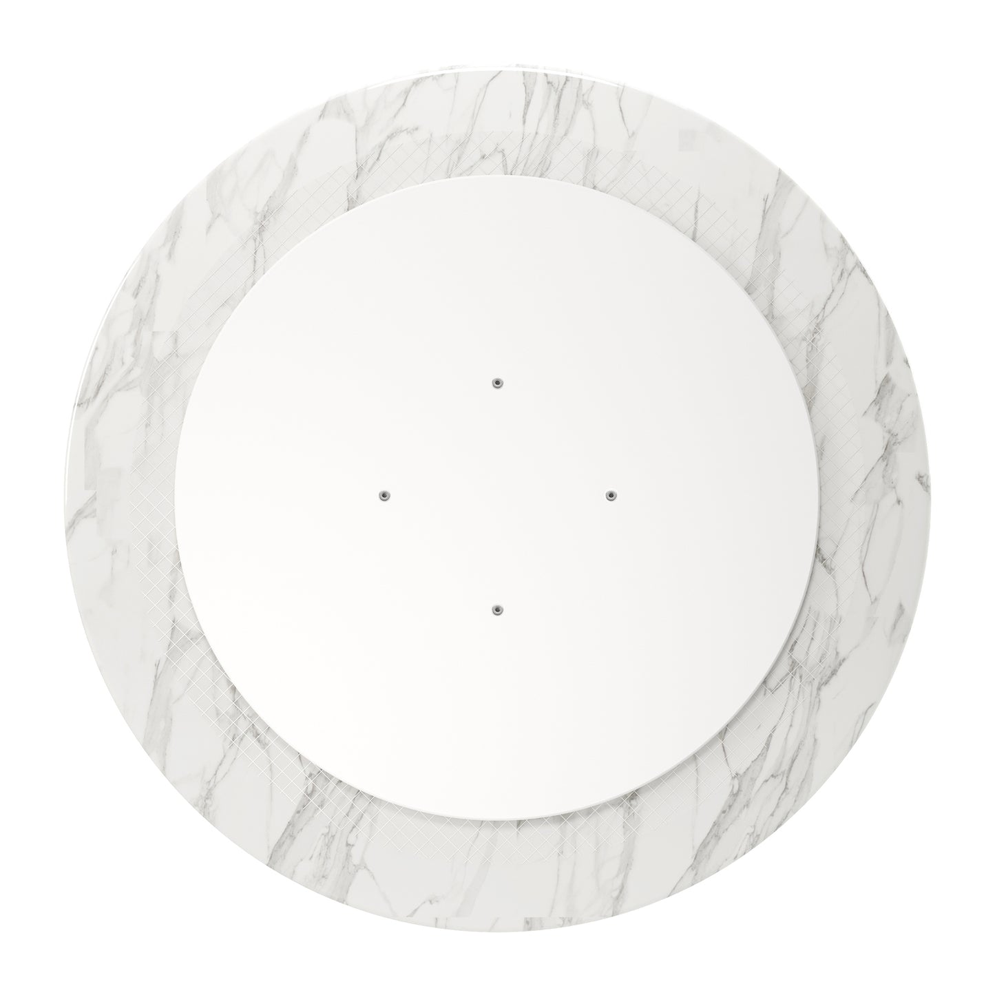 Tulip Marble Dining Table - 40" Round, Gold Base
