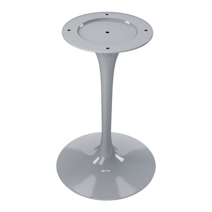 Tulip Marble Dining Table - 40" Round, Gray Base