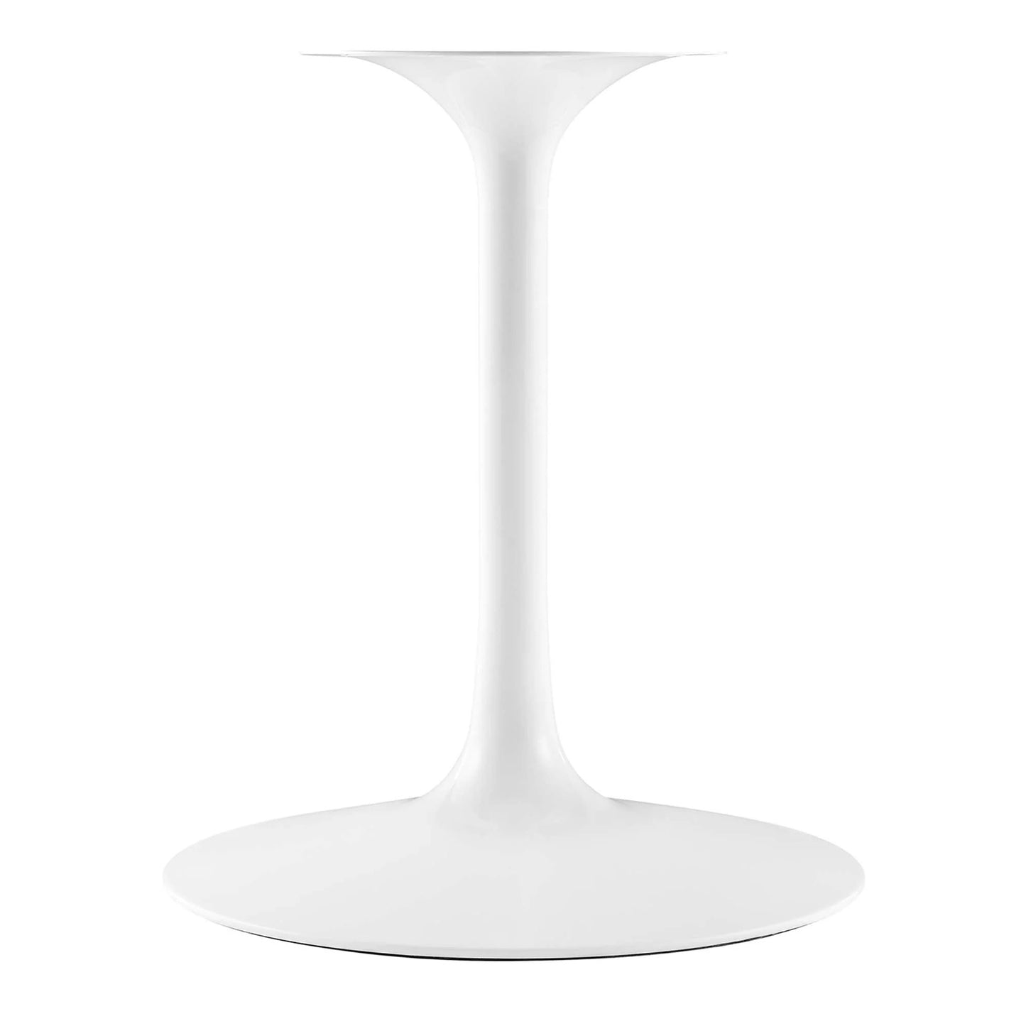 Tulip Marble Dining Table, 54" Round White Base