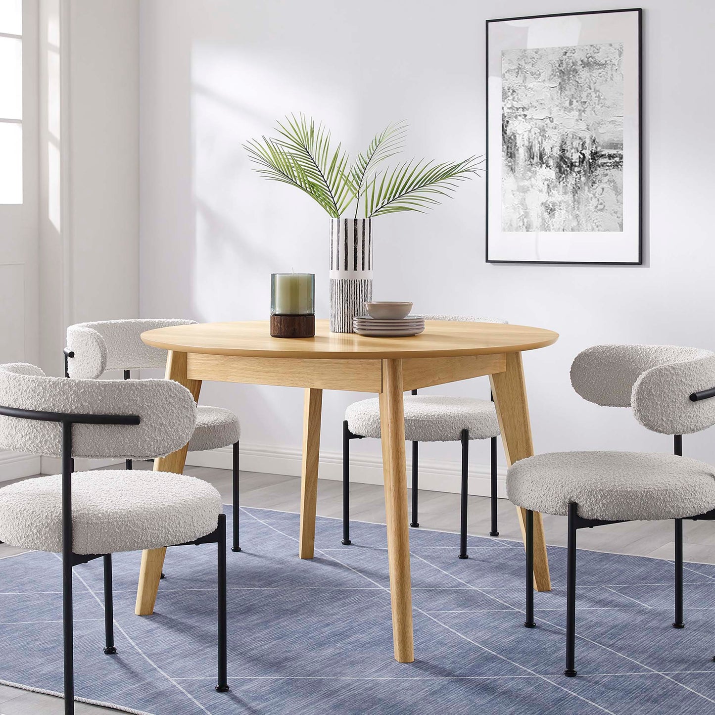 Larsen Wood Dining Table - 45" Round, Natural