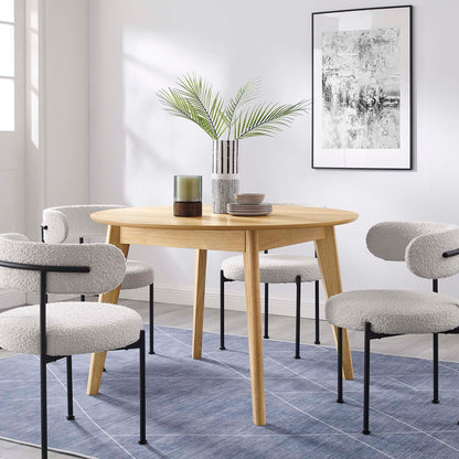 Larsen Wood Dining Table - 45" Round, Natural