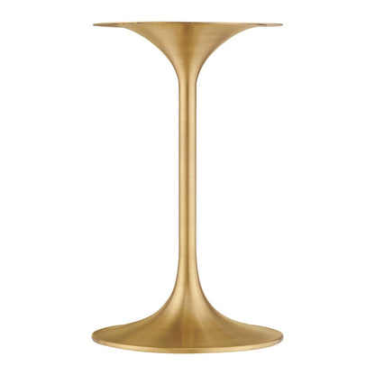 Tulip Marble Side Table - 20" Round, Gold Terrazzo