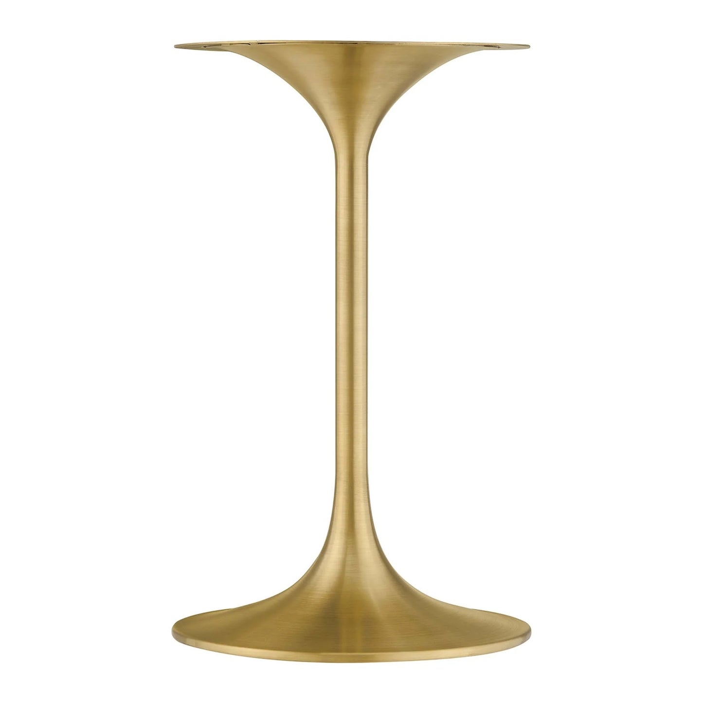 Tulip Marble Side Table - 20" Round, Gold Base