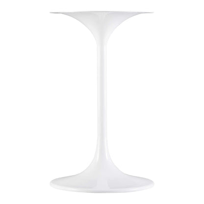 Tulip Marble Side Table - 20" Round, White Base
