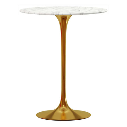 Tulip Marble Bar Table, 32" Round