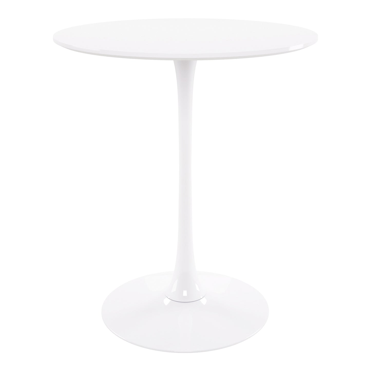 Tulip Wood Top Bar Table, 35.5" Round