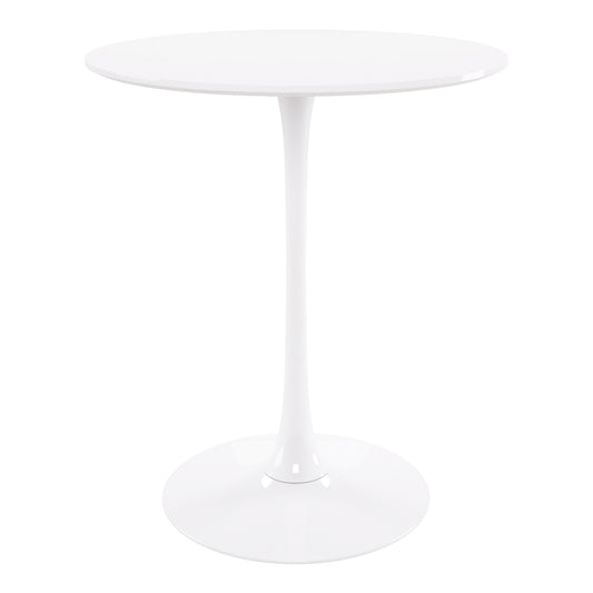 Tulip Wood Top Bar Table, 35.5" Round