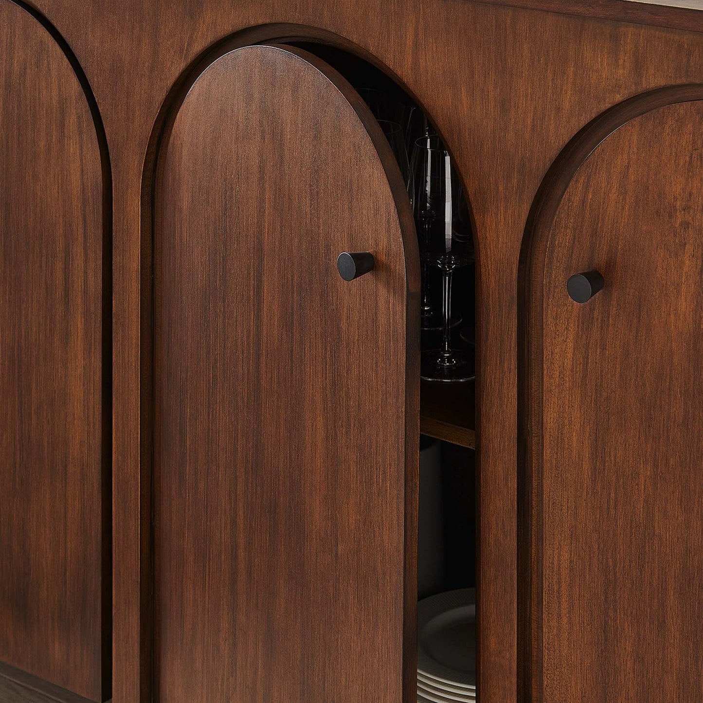 Zora 71" Sideboard, Walnut