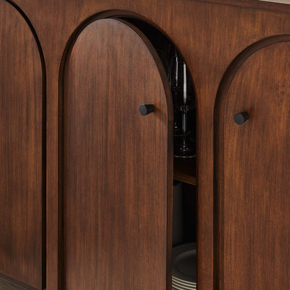 Zora 71" Sideboard, Walnut