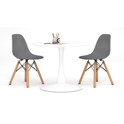Kids Tulip Table Set, Gray