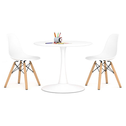 Kids Tulip Table Set, White