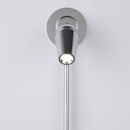 Lola Adjustable Reading Light, Silver
